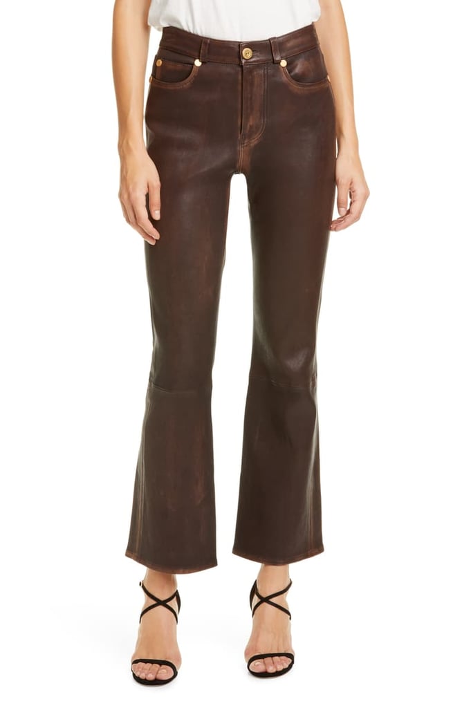 Simon Miller Bru Crop Bell Leather Pants