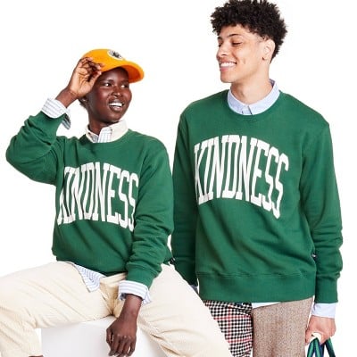 Rowing Blazers x Target Adult 'Kindness' Graphic Crewneck Sweatshirt