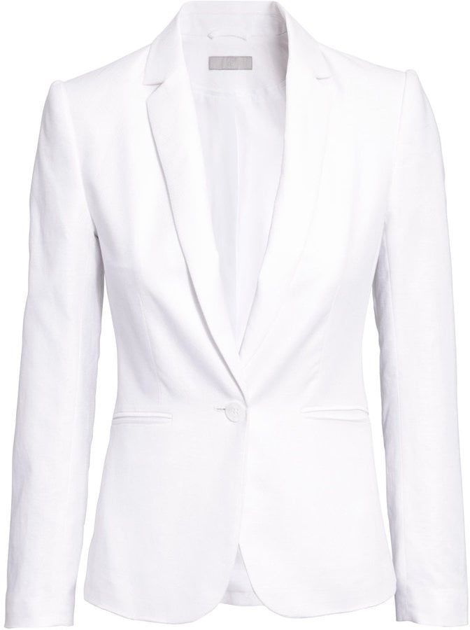 H&M Linen-blend Blazer ($50)