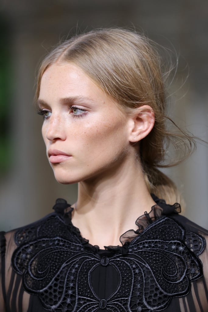 Disheveled Ponytails at Alberta Ferretti Spring 2022