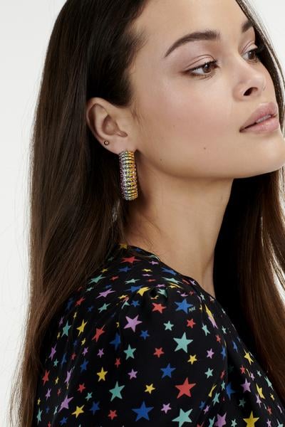 HVN Rainbow Jupiter Crystal Earrings