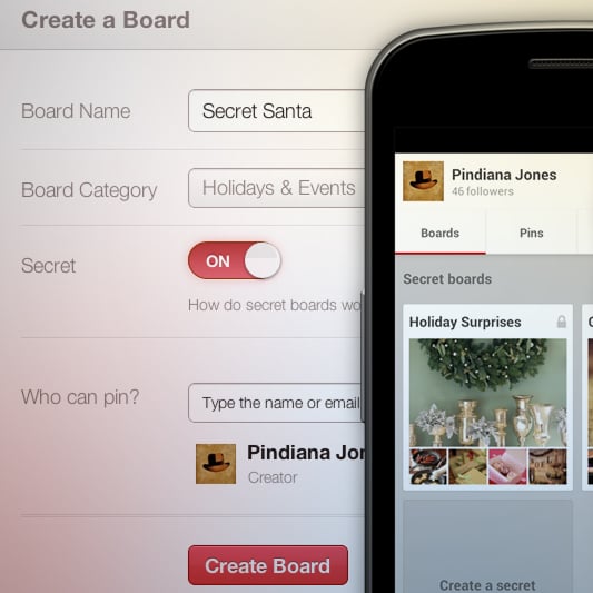 Pinterest Private Board