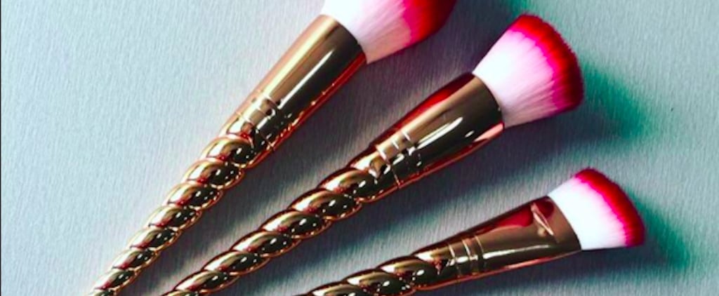 Rose Gold Unicorn Makeup Brushes