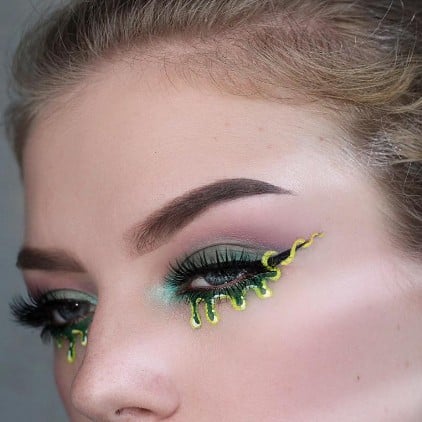 Slime Eyeliner Ideas