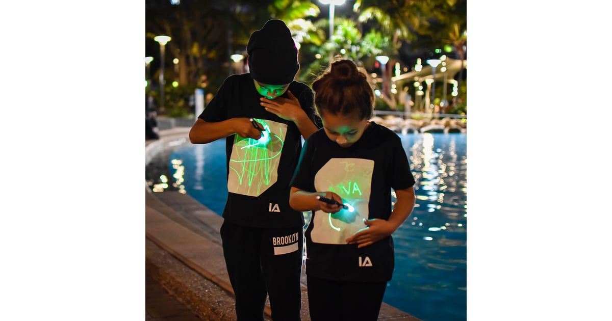 Glowing T-Shirt: Light Up Drawing Tees 