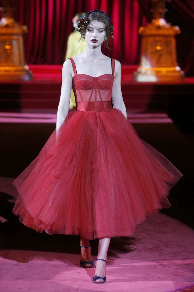 d&g red dress