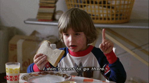 You start the pep talk early to get them excited for going back.