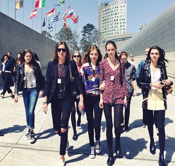 A model pack made their way to the show's site in Seoul.