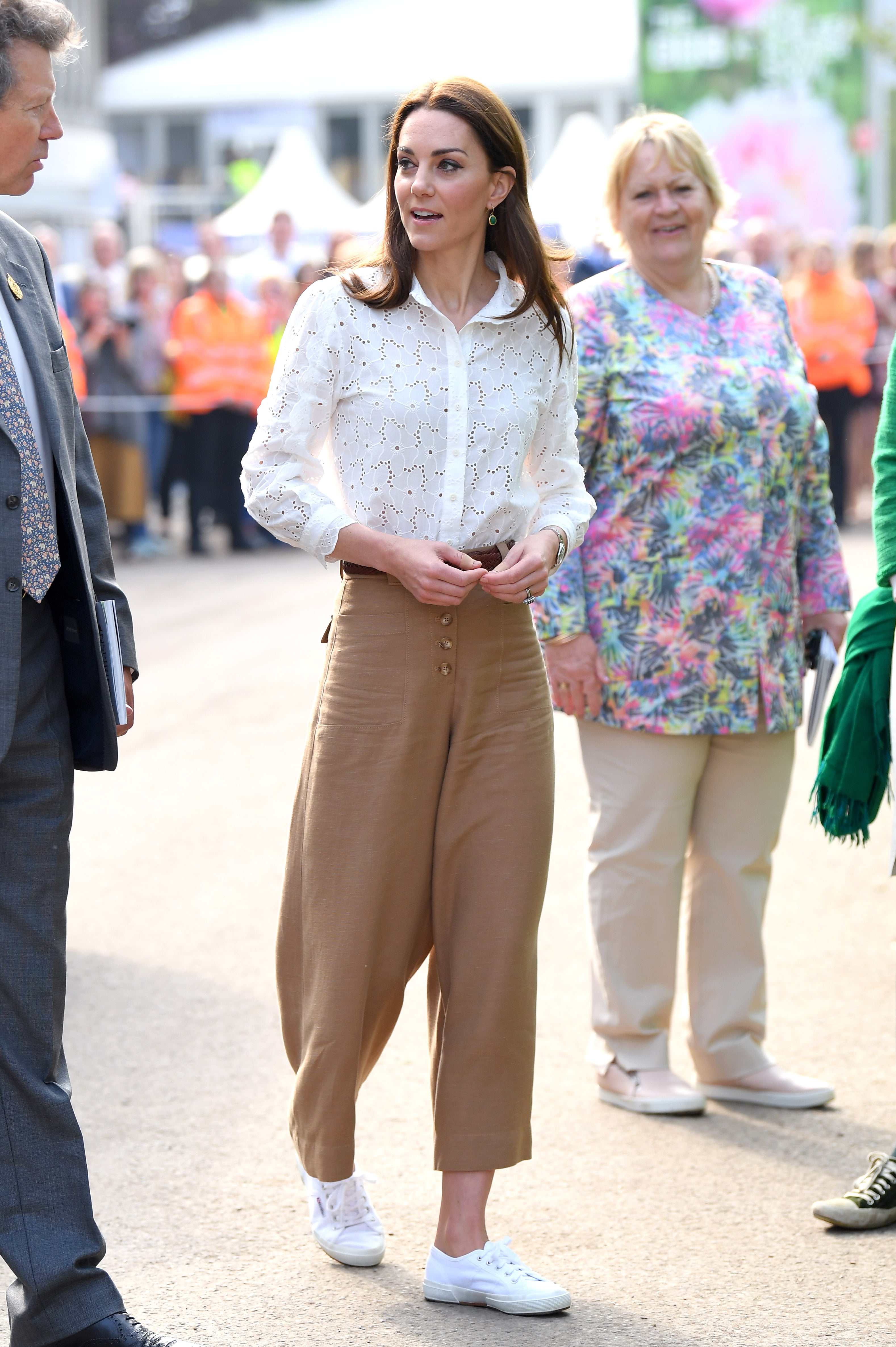 Kate made sailor pants stylish again when she wore this monochrome