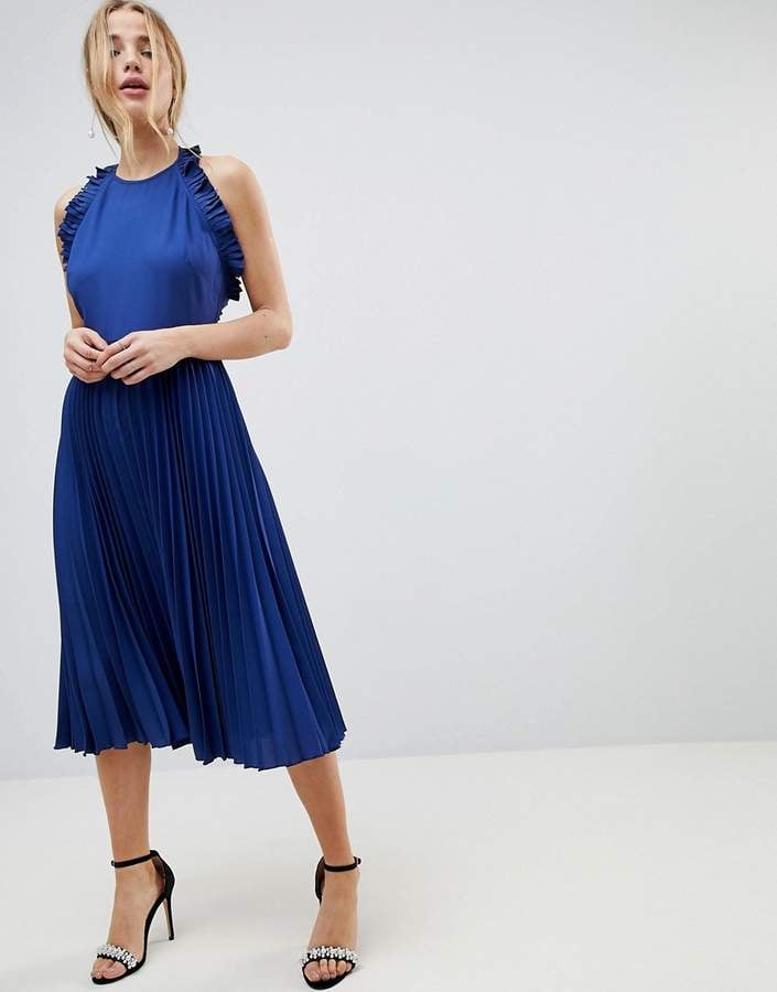 ASOS Pleated Midi Dress