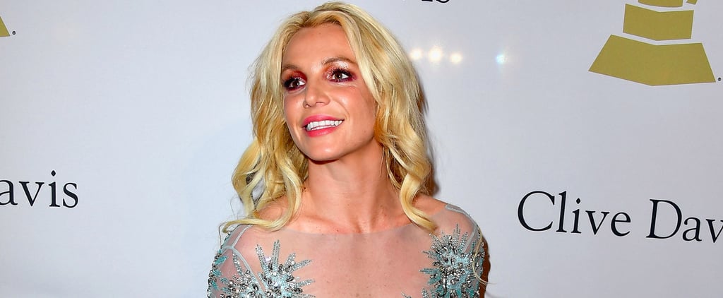 Britney Spears Handstand Yoga Video