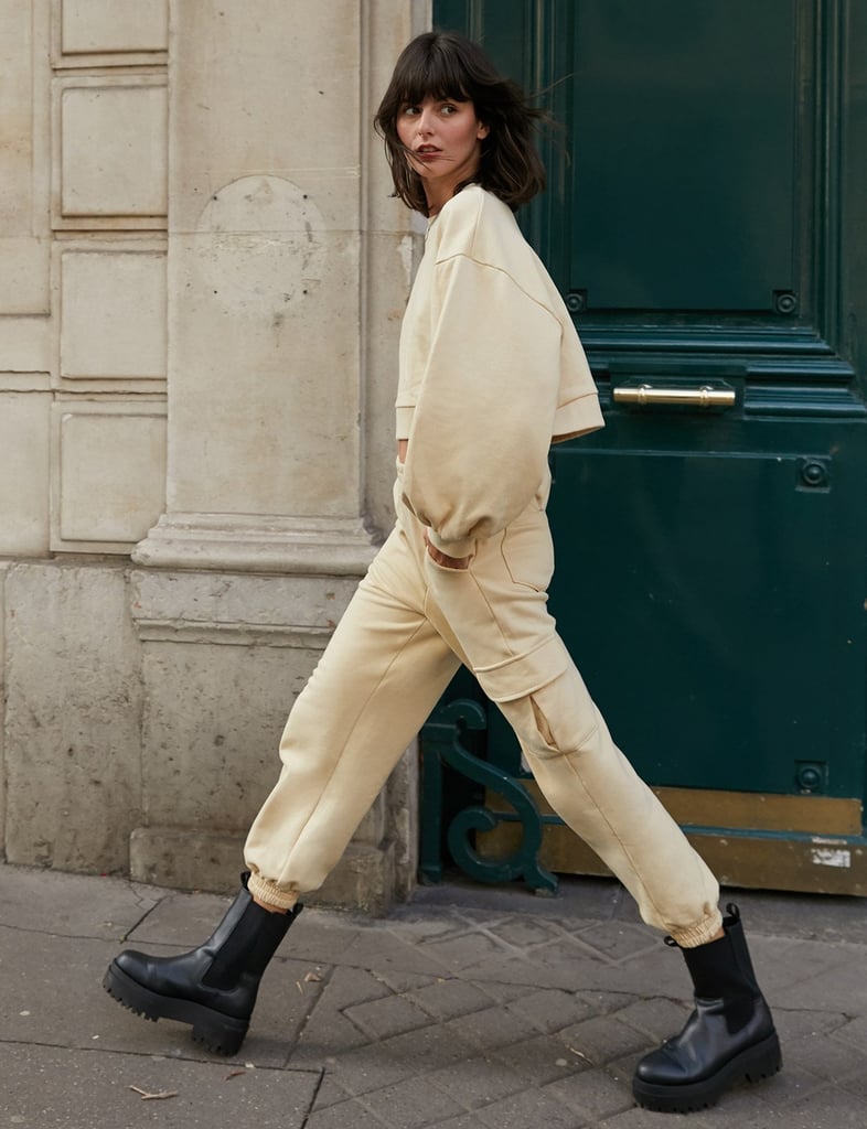 Our Pick: Pixie Market Crop Oversized Sweatshirt + Utility Jogger Pants