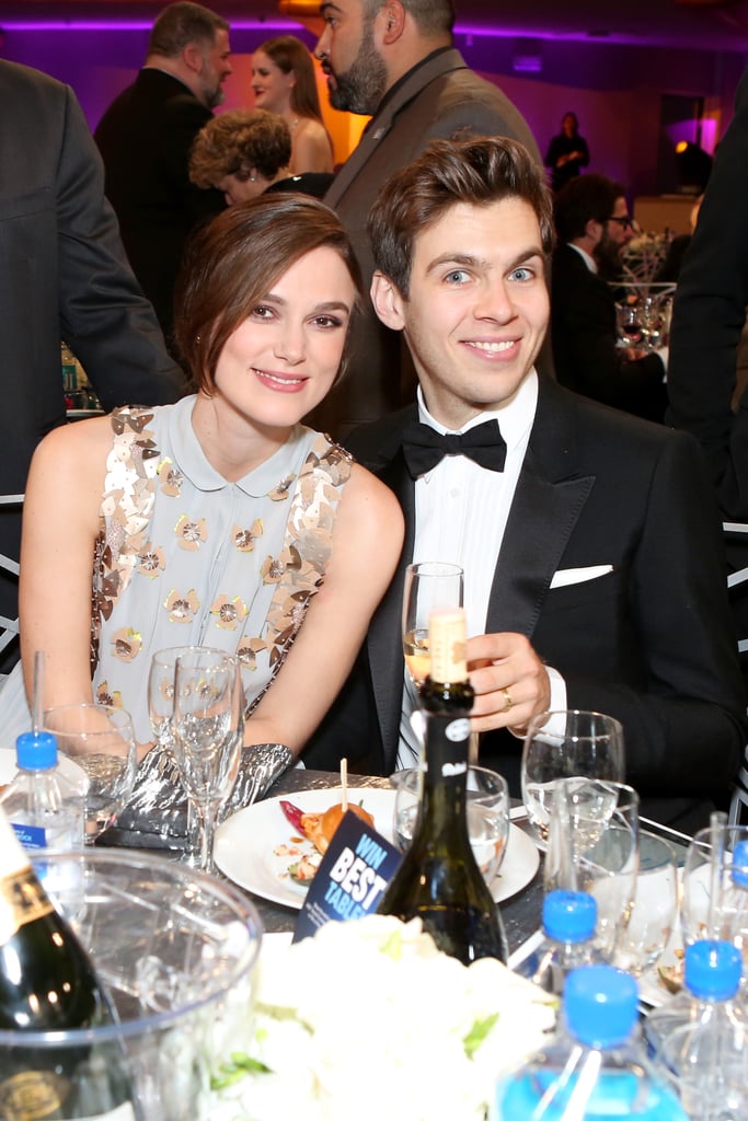 Keira Knightley cuddled up to her husband, James Righton.