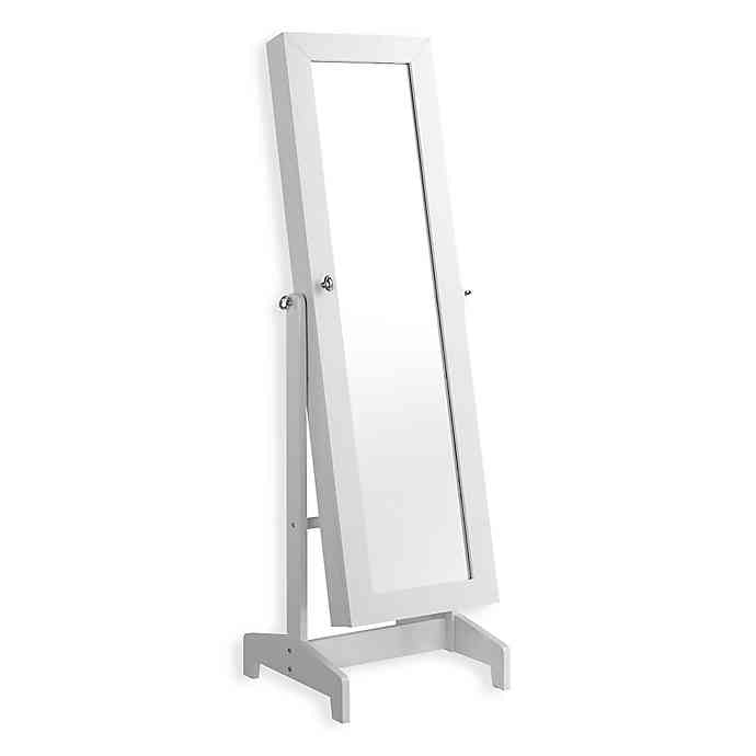 Linon Home Julia Cheval Storage Floor Mirror