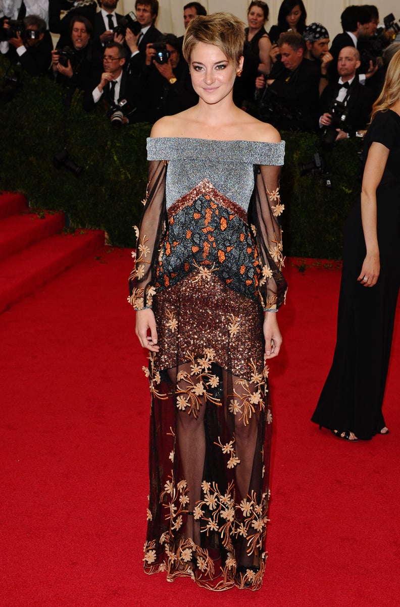 Shailene Woodley in Rodarte at the 2014 Met Gala