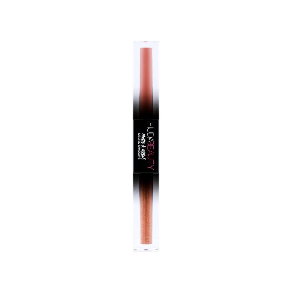 HudaBeauty Matte and Metal Melted Shadow in Private Jet and Shimmering Sunset