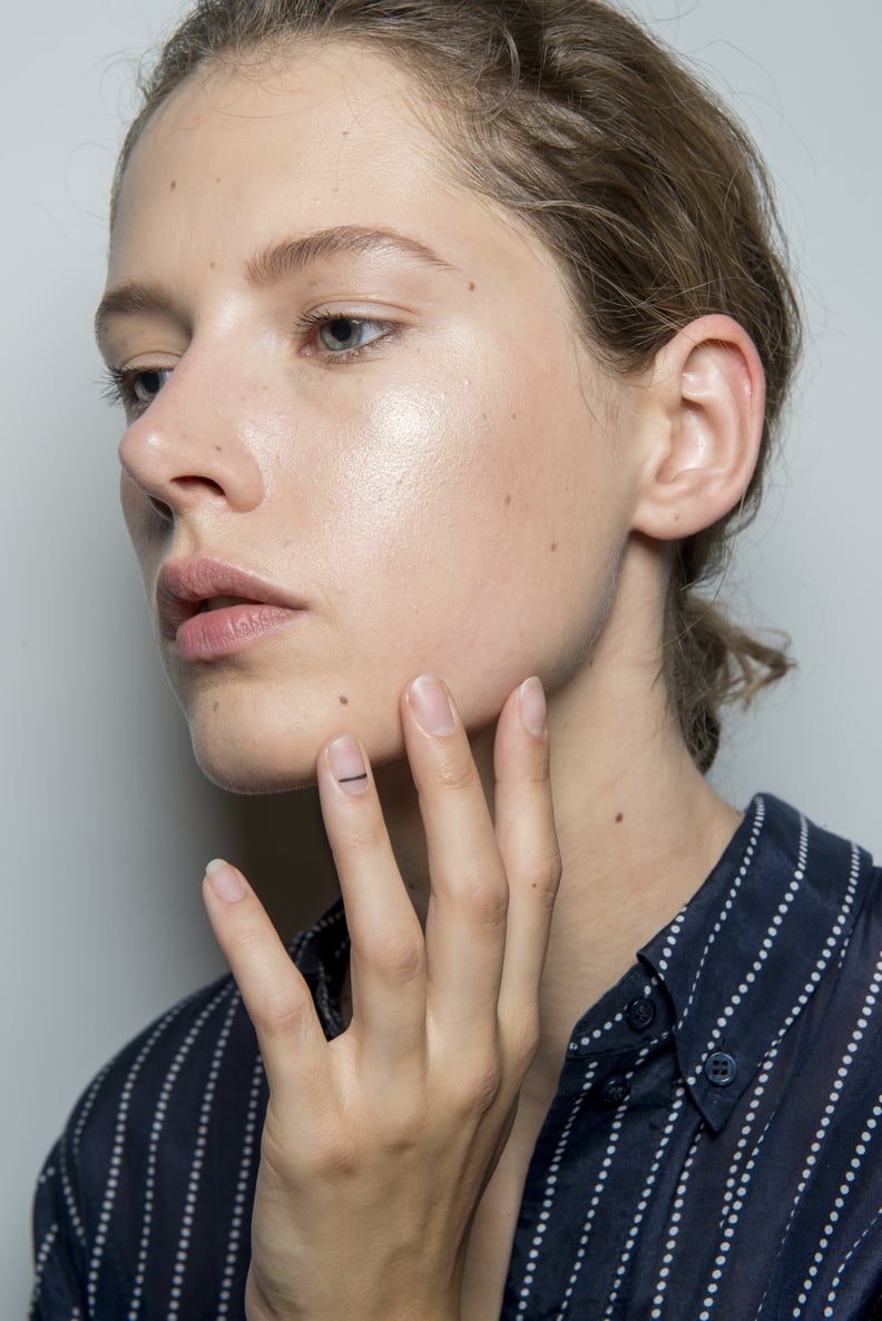 Accent Stripes on Nails at 3.1 Phillip Lim NYFW Spring 2018