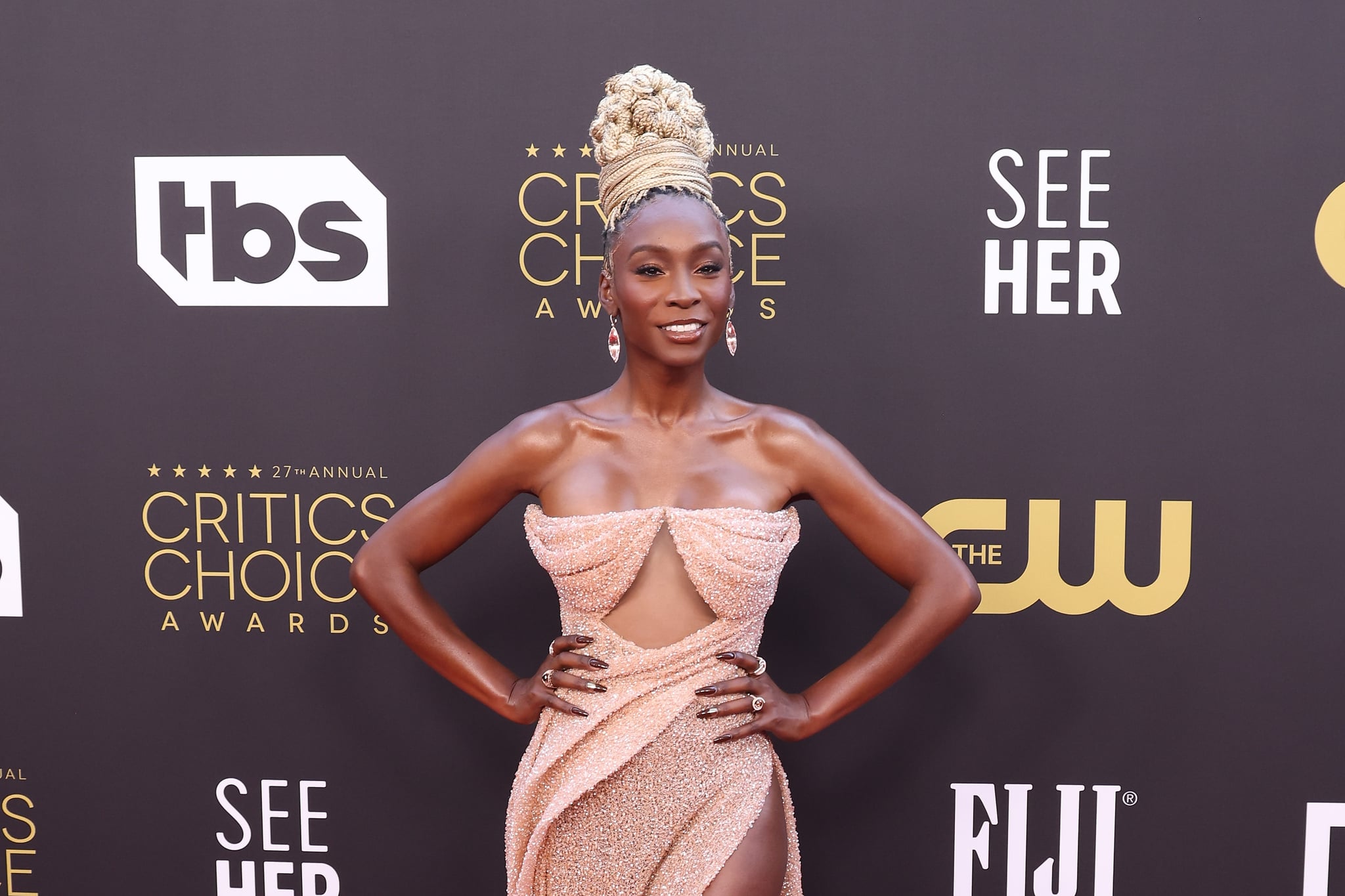 LOS ANGELES, CALIFORNIA - MARCH 13: Angelica Ross attends the 27th Annual Critics Choice Awards at Fairmont Century Plaza on March 13, 2022 in Los Angeles, California. (Photo by Taylor Hill/FilmMagic)