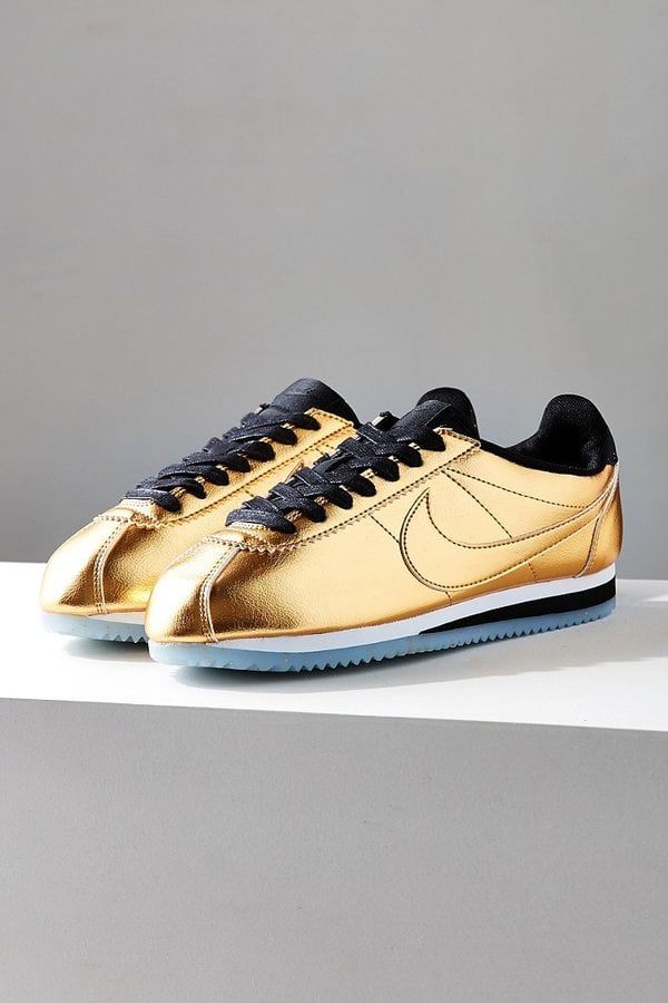 Nike Classic Cortez Metallic Leather Sneaker