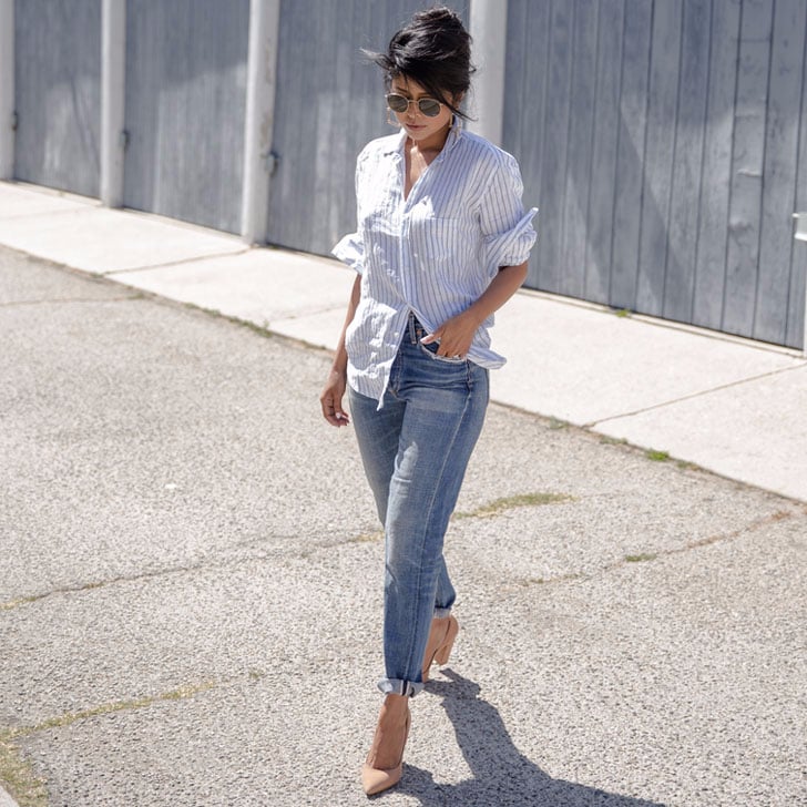 10 Killer Ways to Wear the Boyfriend Shirt