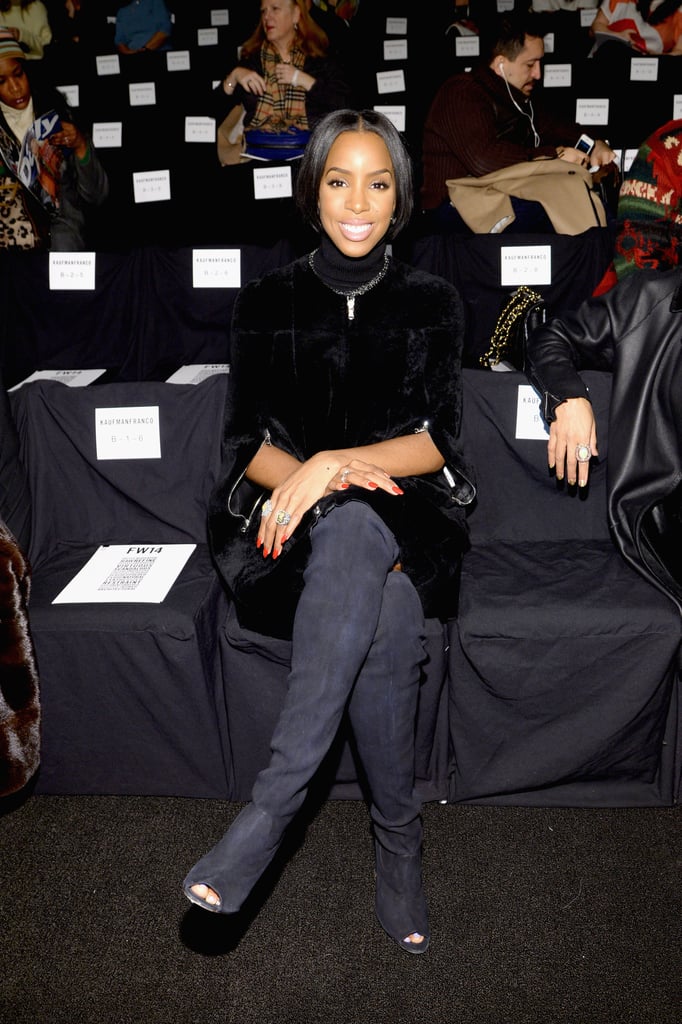 Kelly Rowland checked out the Kaufmanfranco show on Wednesday.