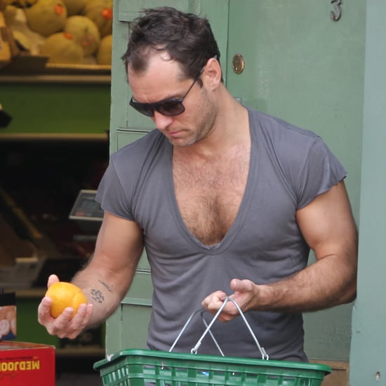 Jude Law in a Low-Cut Shirt | Pictures