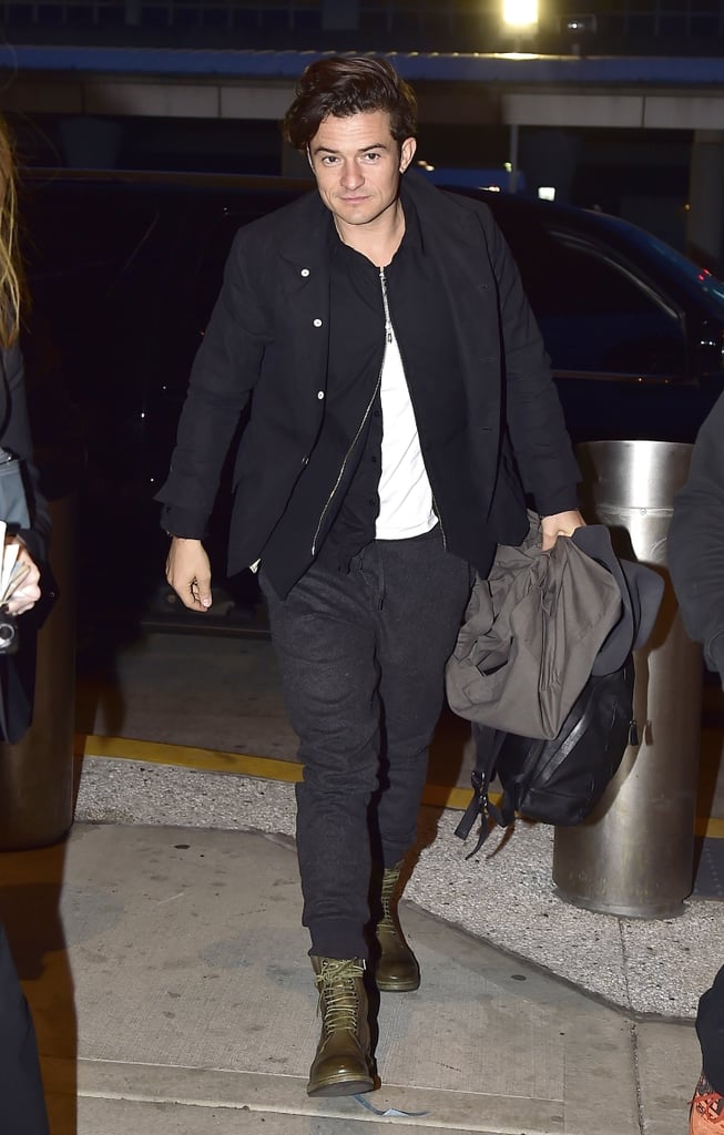 Orlando Bloom and Katy Perry at JFK March 2016