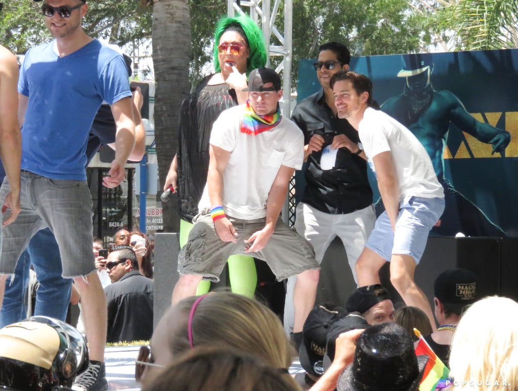 Channing Tatum at LA Gay Pride Parade 2015
