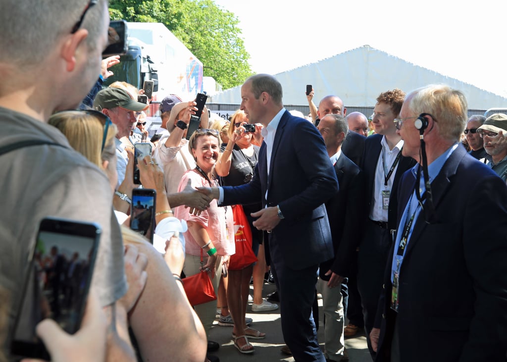 Prince William at the Isle of Man TT June 2018 Pictures