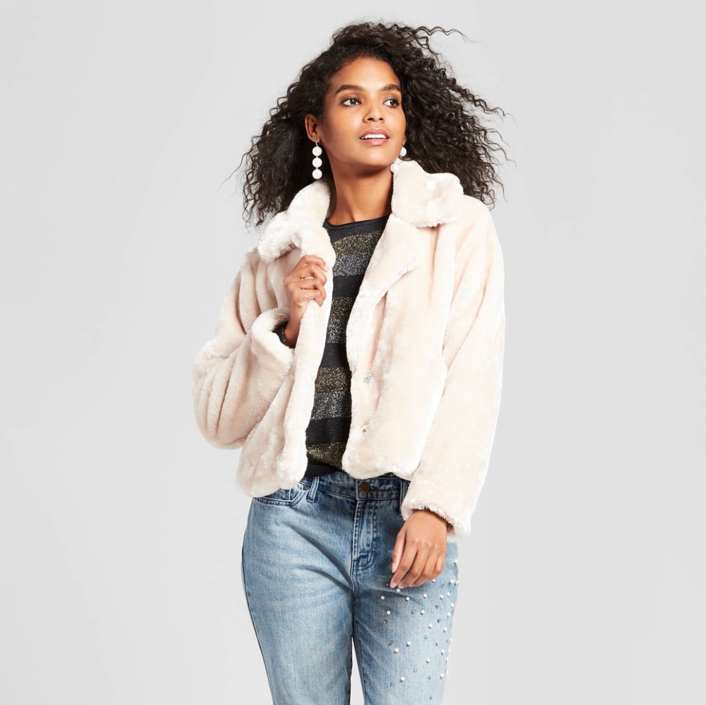 Who What Wear Faux Fur Coat