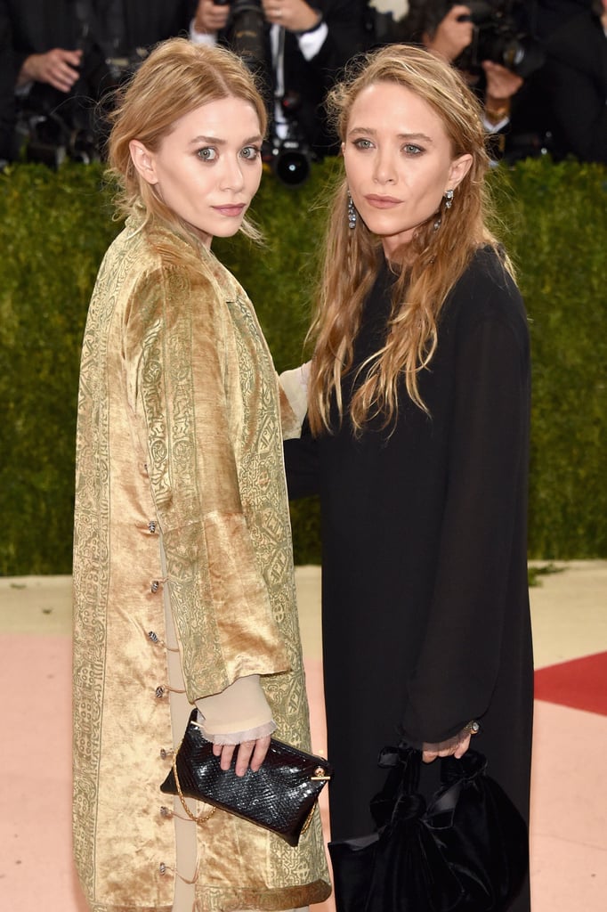 For the 2016 Met Gala, the twins showed off their natural wavy texture. Ashley pulled hers back, while Mary-Kate left most of her hair down.