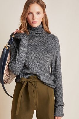 Coretta Shine Turtleneck Sweater