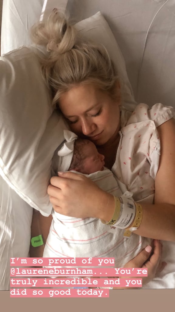 Arie Captured This Cute Moment Between Mama and Baby