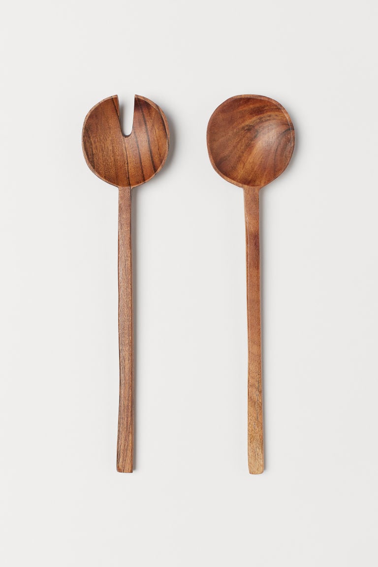 H&M Wooden Salad Servers