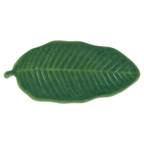 W Home Tropical Leaf Melamine Serving Tray