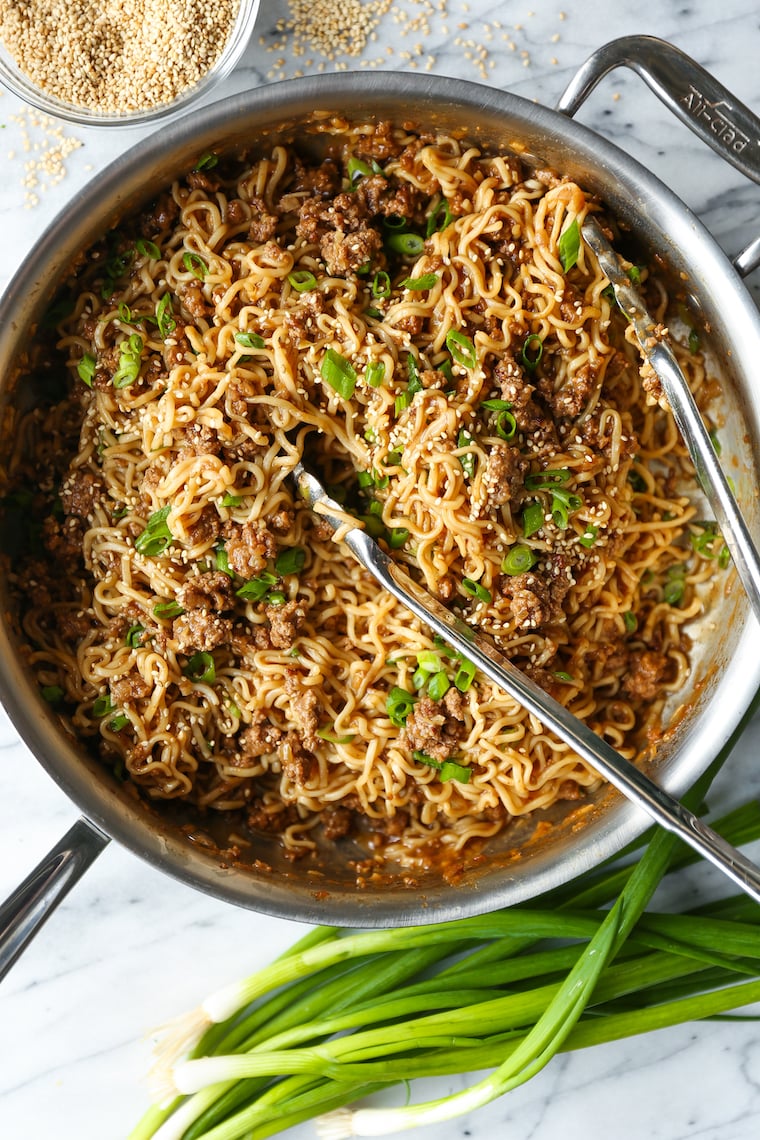 Ramen Noodle Stir Fry 23 Ground Beef Recipes To Test On Even The Pickiest Of Kids Seriously They Re Good Popsugar Family Photo 16