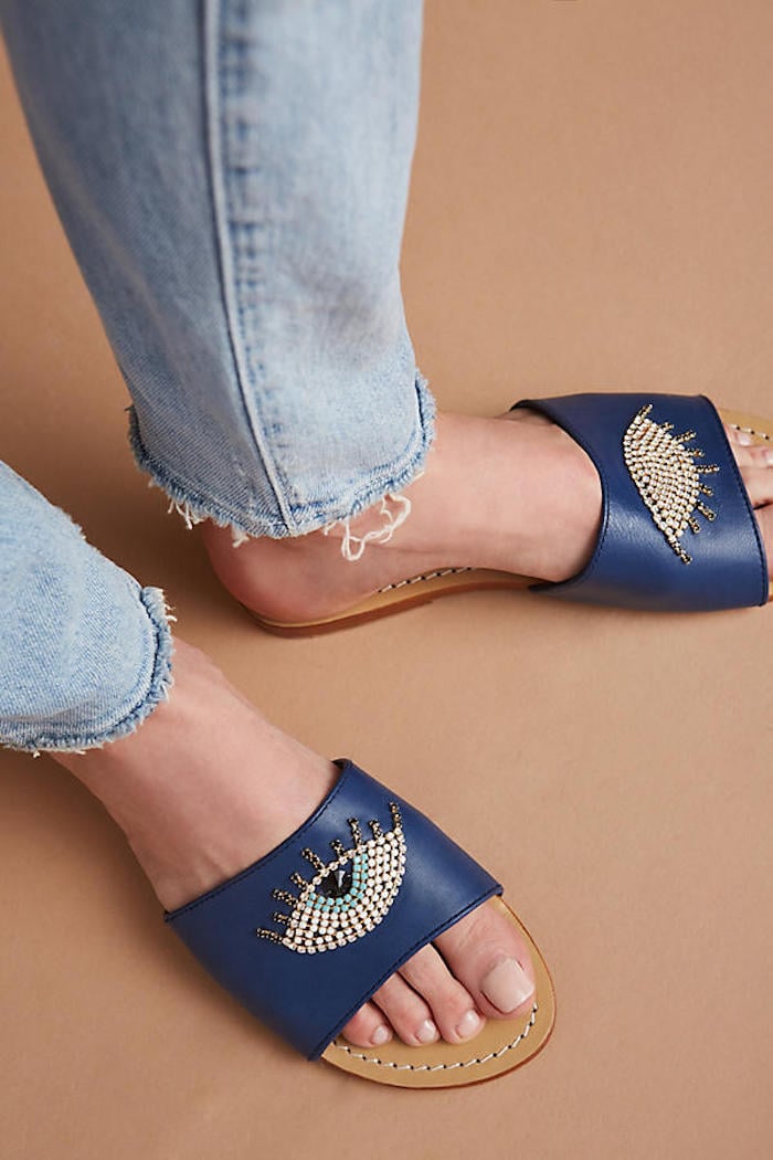 Mystique Winking Eye Sandals