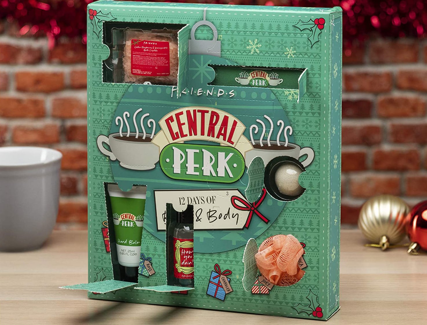 Home Kitchen Friends Bath Set Friends 12 Days Bath Body Advent 
