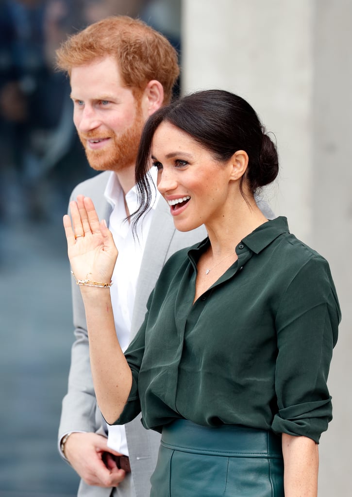 Prince Harry Kisses Female Fan's Hand in Brighton 2018