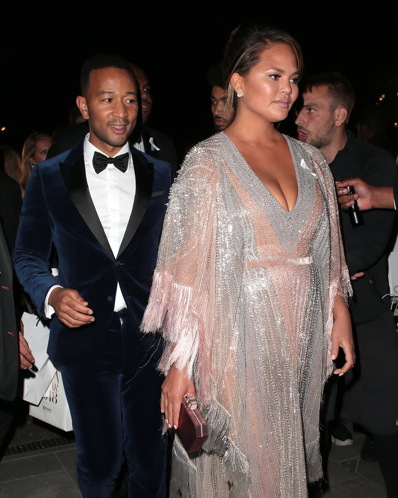 Chrissy Teigen and John Legend PDA After GQ Awards 2018