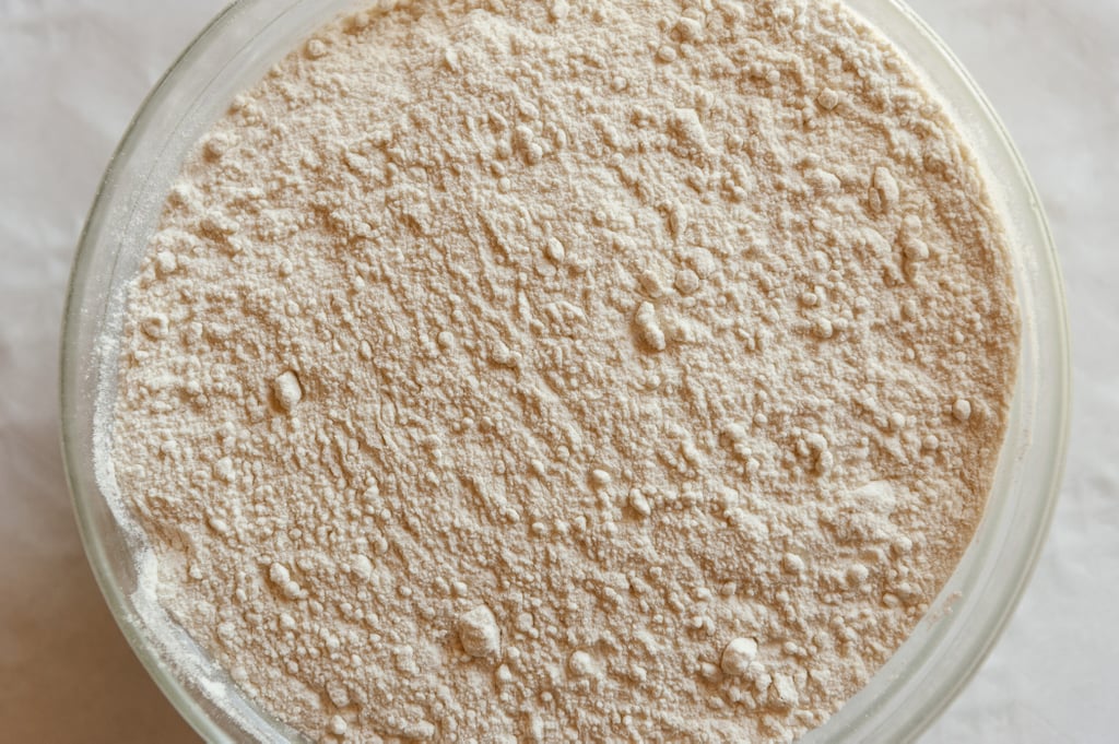The first type of flour you need is all purpose.