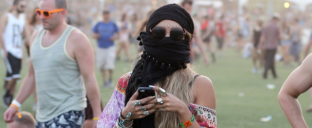 Celebrities Wearing Masks at Coachella 2014