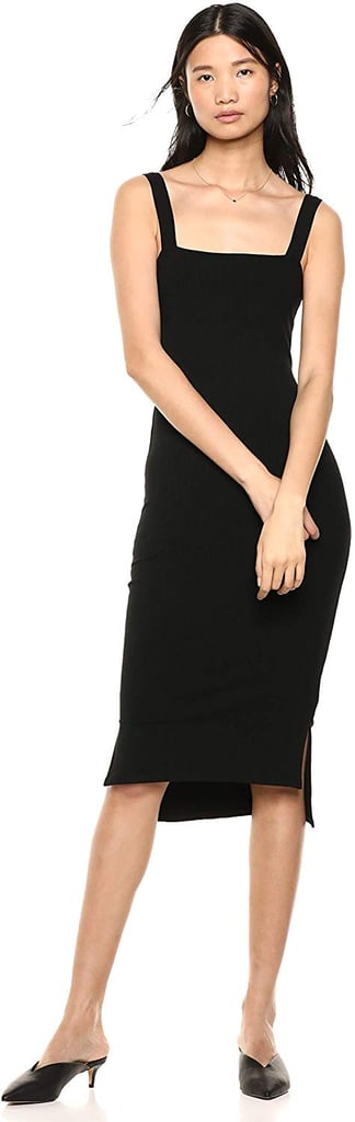 The Drop Women's Amelia Square Neck Strappy Body Con Midi Tank Dress