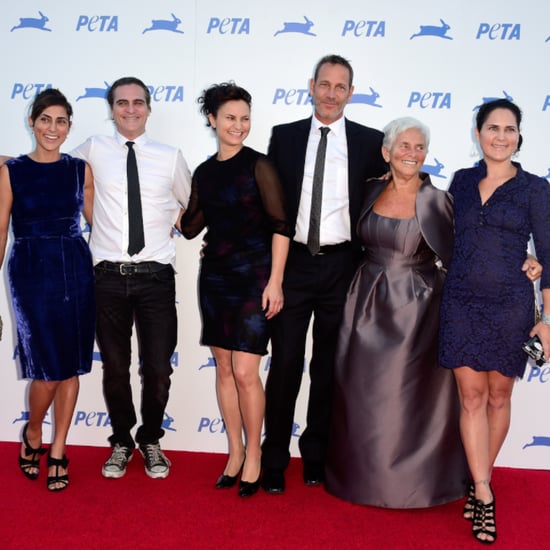 Joaquin Phoenix and Family PETA Red Carpet Pictures