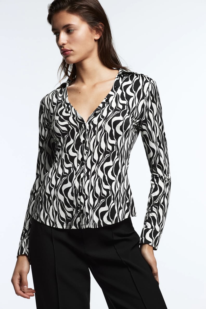 A Visual Statement: Printed Blouse