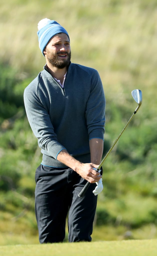 Jamie Dornan Golfing in Scotland October 2016