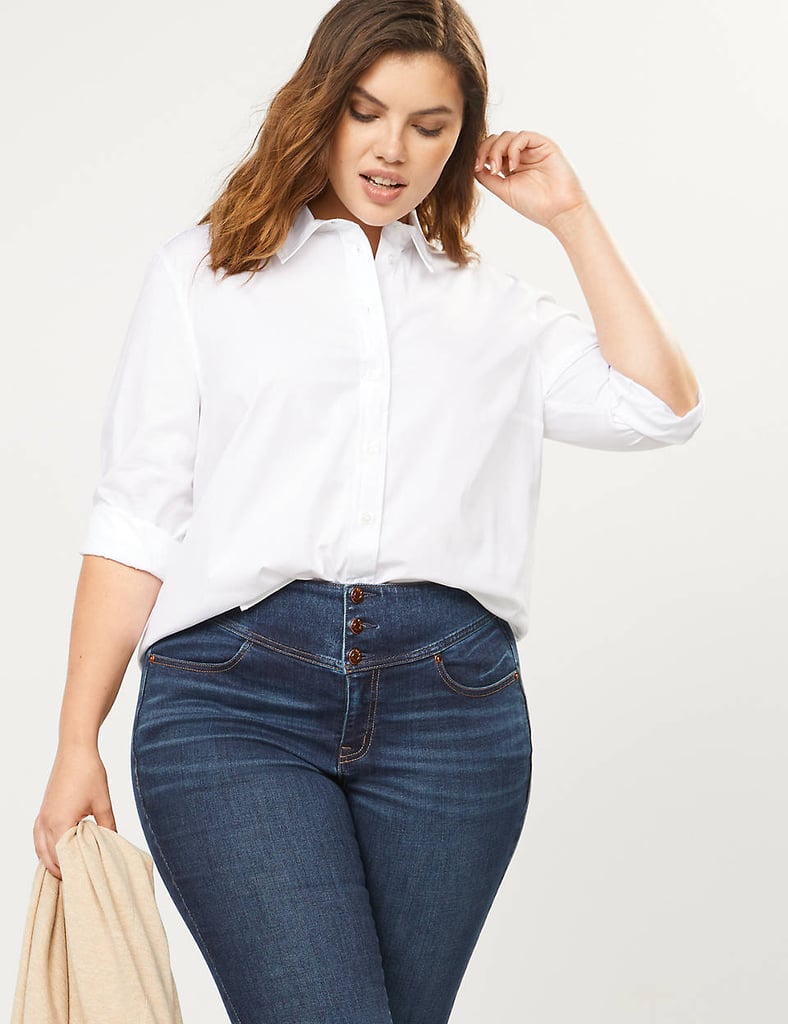 Lane Bryant Button-Down Boyfriend Shirt