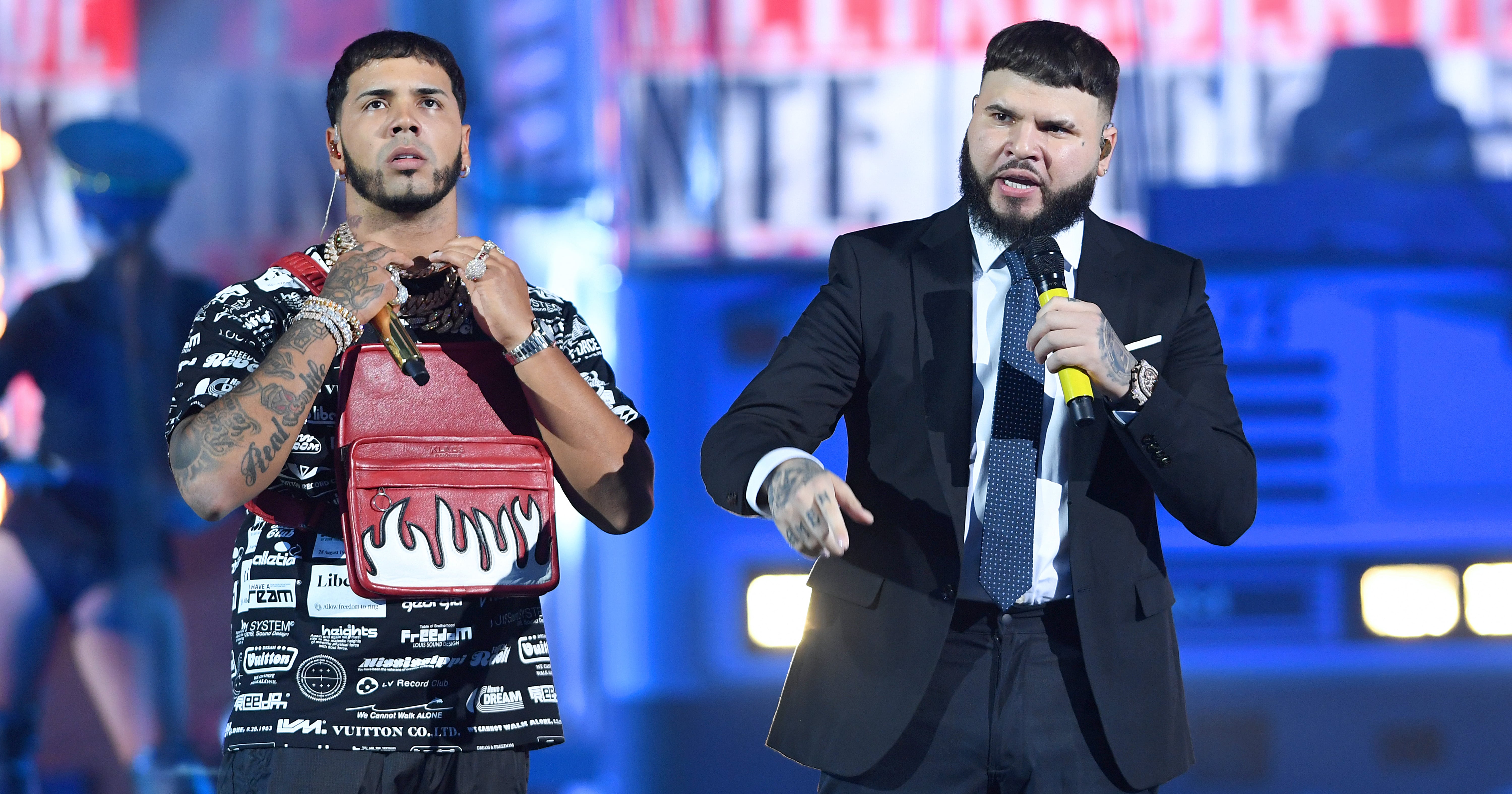 Anuel, Farruko Premios Juventud Performance and Speech POPSUGAR Latina