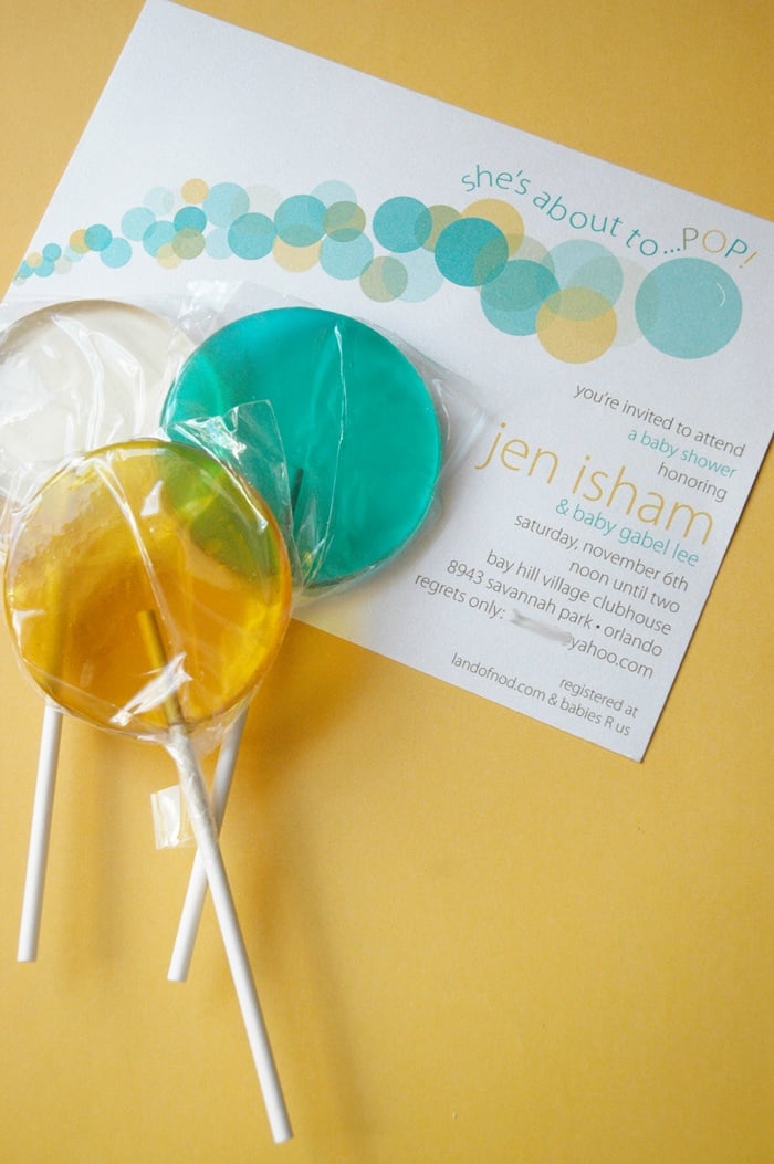 She S About To Pop Bubble Themed Baby Shower Popsugar Family