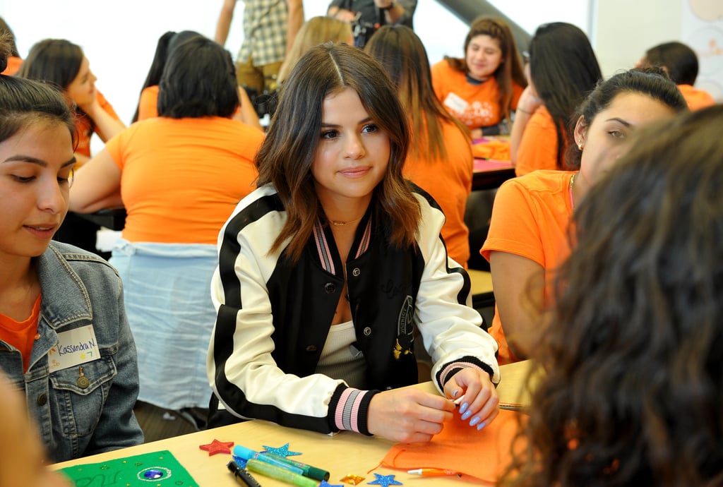 Selena Gomez Surprises High School Students March 2017